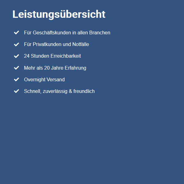 Transportleistungen für 8234 Stetten
